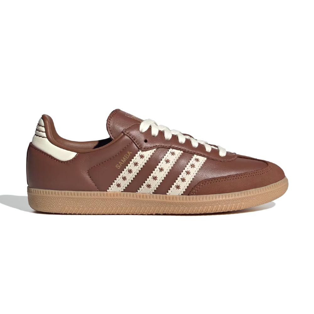 Adidas Samba OG W 女鞋 棕色 皮革 復古 舒適 星形 德訓鞋 休閒鞋 JR8821