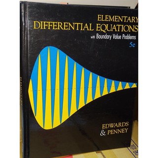 ELEMENTARY DIFFERENTIAL EQUATIONS 5e 0131457748 有劃記 7s1 二手書