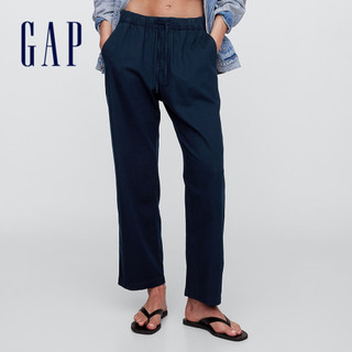 Gap 女裝 抽繩鬆緊運動褲-深藍色(713401)