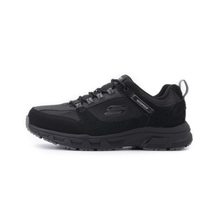 SKECHERS OAK CANYON 防潑水戶外運動鞋 全黑 237386BBK 男鞋