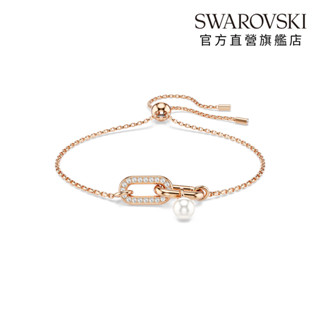 【施華洛世奇SWAROVSKI】Constella 手鏈 水晶珍珠 圓形切割 手鍊 水晶 生日禮物 官方直營