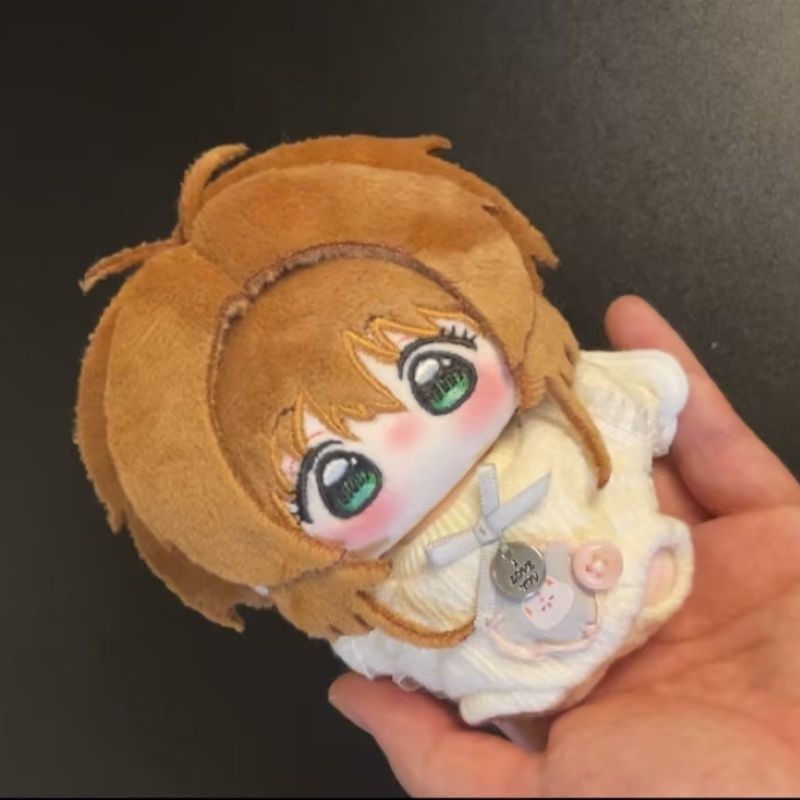 🎀超萌10cm無屬性棉花娃娃🎀原創魔卡少女櫻百變小櫻木之本櫻屬性10cm 棉花娃娃 同人周邊