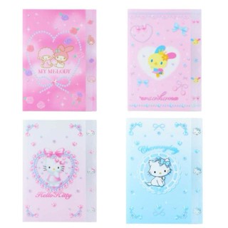 【現貨】小禮堂 Sanrio 三麗鷗 A4五層資料夾 (芭蕾款) Kitty 美樂蒂 花小兔 洽咪