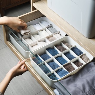 【熱賣】家用內衣收納盒抽屜式內褲襪子文胸儲物盒學生宿舍分格衣櫃整理箱