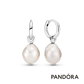 【Pandora官方直營】巴洛克珍珠耳環圈-絕版品