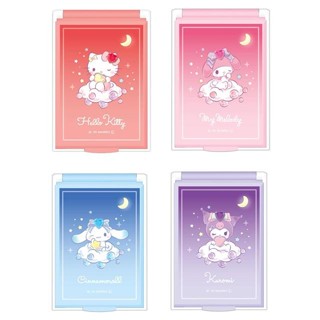 【現貨】小禮堂 Sanrio 三麗鷗 隨身兩用鏡 (泡泡雲朵款)Kitty 美樂蒂 酷洛米 大耳狗