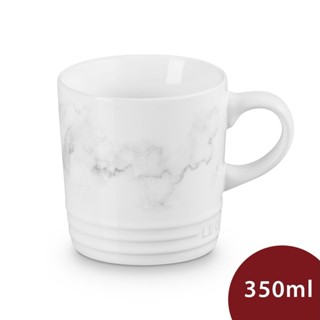 Le Creuset 英式馬克杯 350ml 典雅石紋/雪花白 水杯 茶杯 無紙盒 [美學生活]