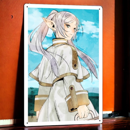 葬送的芙莉蓮 鐵皮畫 金屬海報 壁貼牆貼 日本動漫 費倫 修塔爾克 欣梅爾 海塔 艾冉 贊恩 葬送のフリーレン 臺灣出貨