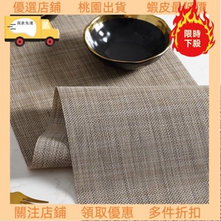 💥臺灣限時低價💥日式 桌墊 PVC 桌旗 隔熱墊 茶幾 長條 餐桌布 中式 禪意 茶席 餐墊 茶幾 墊子 日式桌布