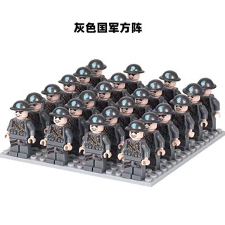 二戰積木人 跨境積木人仔果軍人仔包小顆粒兒童玩具拼裝DIY積木 二戰人仔 二戰積木 公仔 積木人偶