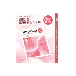 Torriden 微分子膠原蛋白緊緻面膜(臉+頸)4入【三友藥妝Tomod's】