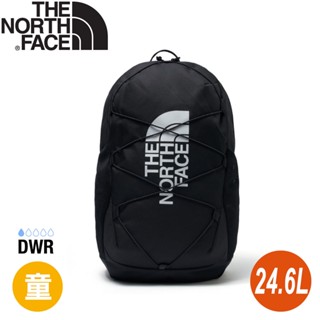 【The North Face 童 24.6L 後揹包《黑》】52VYJK3/拉鍊包/雙肩包/旅遊/書包/筆電包