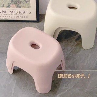 【熱賣】加厚小凳子成人結實耐用家用塑膠客廳板凳椅子洗澡浴室女換鞋矮凳