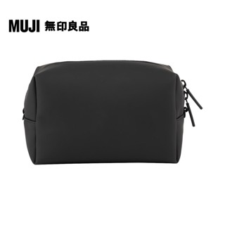 【MUJI 無印良品】自由組合收納包/長方形.大.厚型/黑