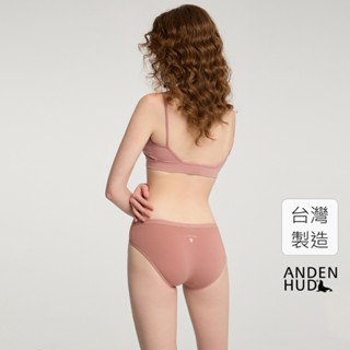 【Anden Hud】Life Style．低腰三角內褲(芍藥粉-可愛日) 純棉臺灣製