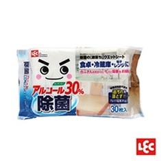 日本LEC激落君 日製廚房用除菌擦拭巾30入【三友藥妝Tomod's】