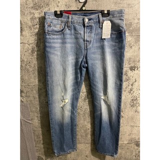 Levi’s 501CT 刷白 刷破 排釦式 牛仔褲