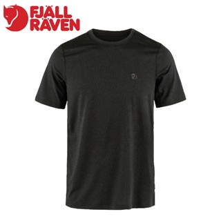 【Fjallraven 小狐狸 男 Abisko Day Hike 短袖排汗衣《黑》】F87197/短T/短袖/圓領T
