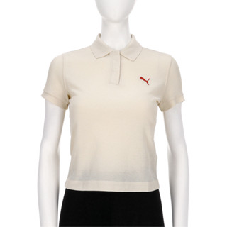 Puma 流行系列 PRM ESS 女款 白色 Polo衫 上衣 歐規 運動 休閒 短袖 62977787