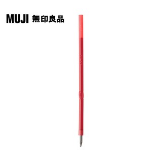【MUJI 無印良品】透明管原子筆筆芯(2號)/紅0.7mm