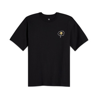 Converse Garden Rain Tee 男款 黑色 上衣 休閒 插畫 圓領 短袖 10027714-A01