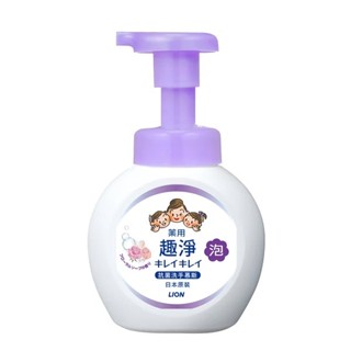 日本獅王趣淨抗菌洗手慕斯-花香250ml【三友藥妝Tomod's】