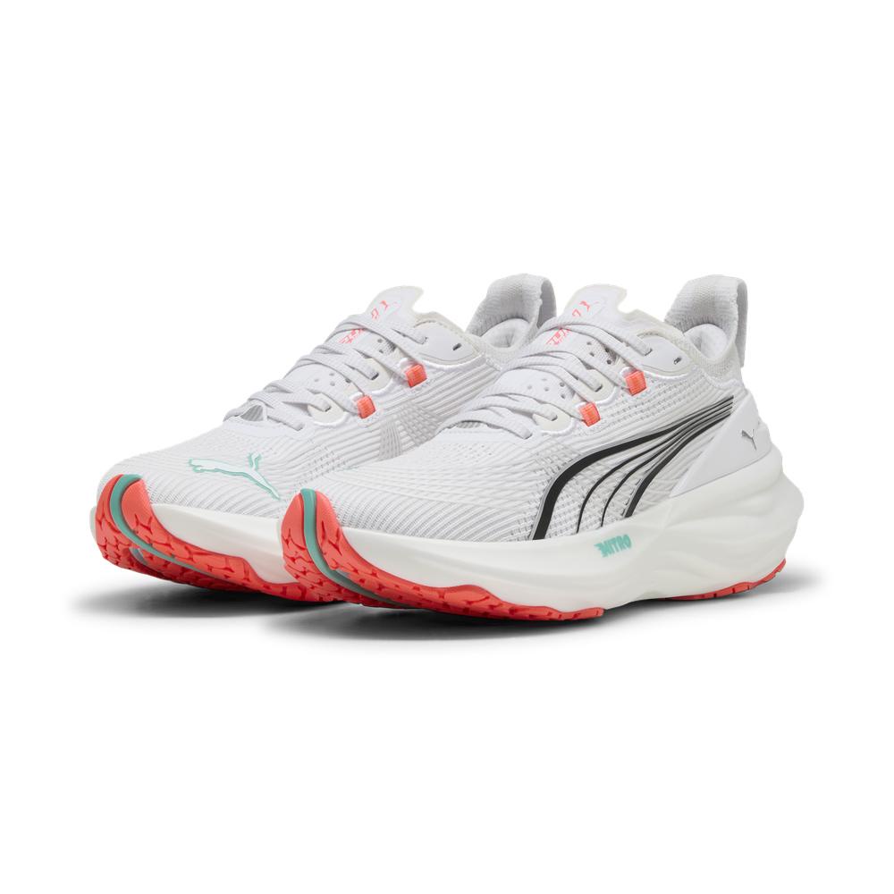 Puma ForeverRun Nitro 2 女鞋 白橘色 氮氣中底 緩衝 支撐 運動 慢跑鞋 31047108