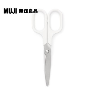 【MUJI 無印良品】不易沾黏膠帶殘膠剪刀/全長約15．5ｃｍ