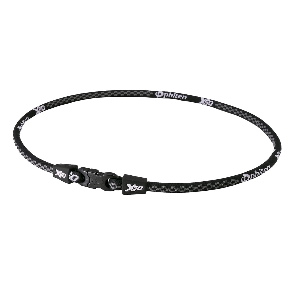Phiten 銀谷 RAKUWA X50 項鍊 基礎黑45cm p063