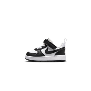 Nike Court Borough Low Recraft 大童 黑白色 魔鬼氈 皮革 休閒鞋 DV5458-131