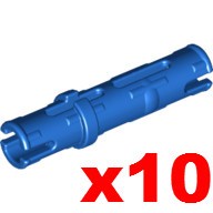 【小荳樂高】LEGO 藍色 長桿連接器(10個) Pin Long with Friction 6558 4514553