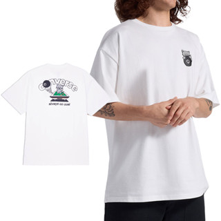 Converse 8 Ball Tee 男款 白色 圓領 舒適 運動 休閒 上衣 插畫 短袖 10027729-A02