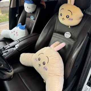 【熱賣】可愛卡通卡哇吉伊汽車頭座椅靠枕靠背腰靠頭枕枕護頸枕車飾用品