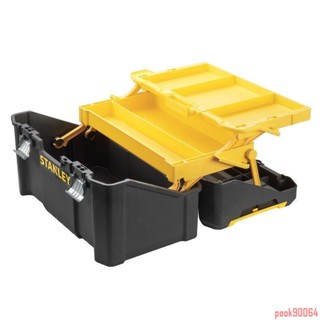 工具箱 【多層收納】 工具箱多功能 翻鬥折疊 工具箱19寸 雙層 塑膠手提箱 車載收納箱
