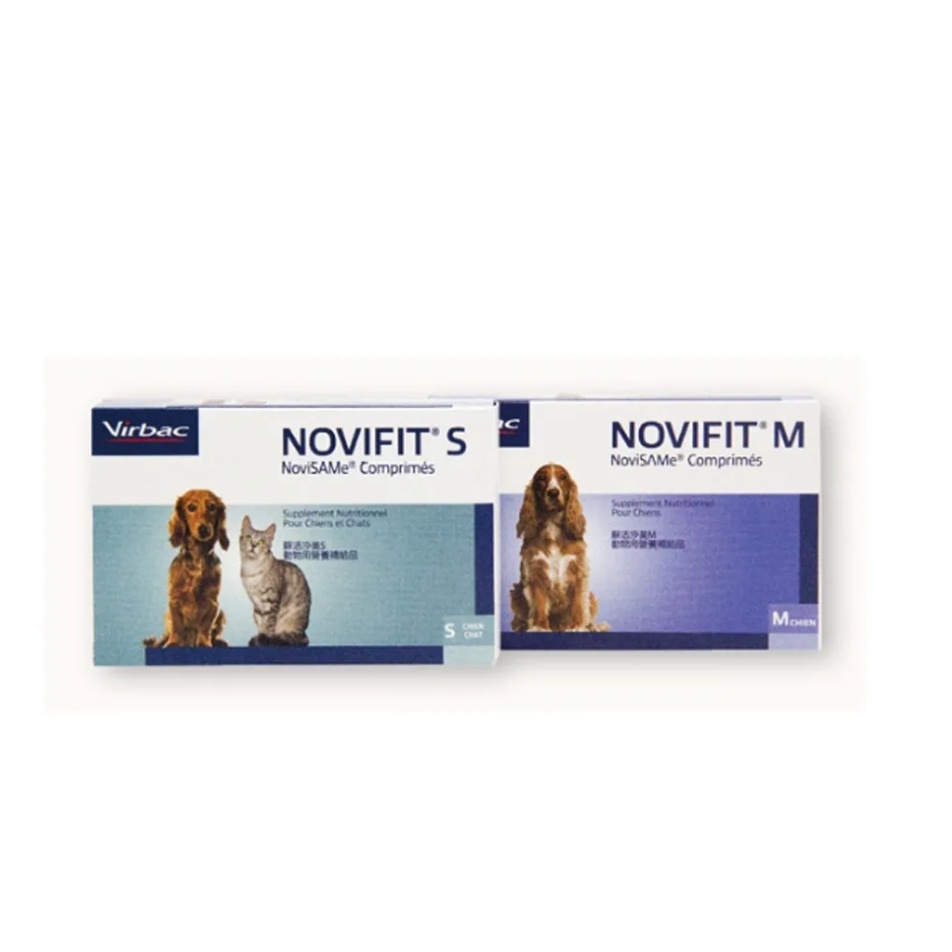 【台寵生醫】動物醫院｜24H出貨｜virbac維克/novifits蘇活沙美/肝腦錠S/M SAME 肝臟保養修護30錠