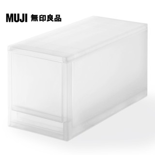 【MUJI 無印良品】PP追加用收納盒/高21cm