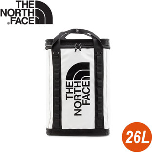 【The North Face 26L EXPLORE FUSEBOX 後揹包《黑/白》】3KYF/電腦包/休閒包