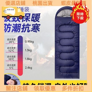 💥臺灣限時低價💥露營 登山 旅行睡袋 可伸手加厚 超輕 信封式帶帽成人睡袋 挪客 拚接 羽絨睡袋 迷你 輕巧 便攜