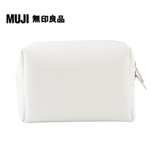 【MUJI 無印良品】自由組合收納包/長方形.大.厚型/灰