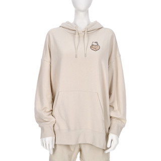 Puma X HELLO KITTY 女款 米色 口袋 聯名 連帽T 歐規 上衣 運動 休閒 長袖 63161487