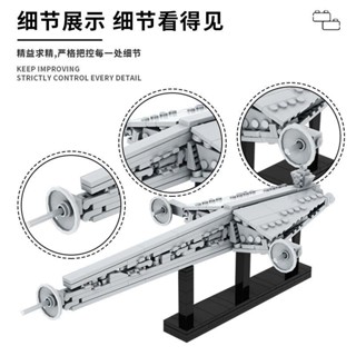 星球大戰積木 SETbricks星球大戰坎特韋爾級抓捕巡洋艦小顆粒拼裝積木益智玩具 樂高 相容積木