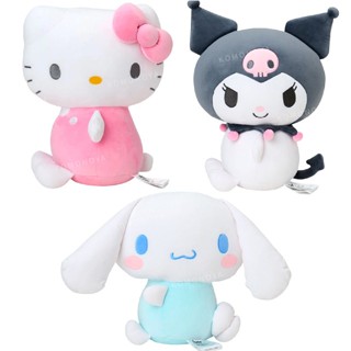 【現貨】小禮堂 Sanrio 三麗鷗 絨毛玩偶安全帶靠墊 (側坐款) Kitty 大耳狗 酷洛米