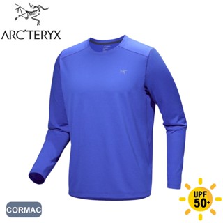 【ARC'TERYX 始祖鳥 男 Cormac快乾長袖圓領衫《伊萊克雜藍》】X000009719/登山/排汗衣