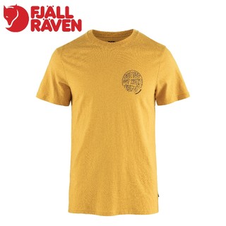【Fjallraven 小狐狸 男 Hemp Blend Out Here《赭黃》】F12600265/短T/短袖