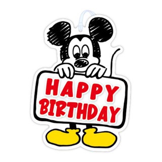 迪士尼Disney 造型繫繩卡片-生日米奇 墊腳石購物網