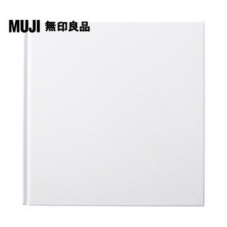 【MUJI 無印良品】硬麵畫紙繪本筆記/中.14頁.約185x185mm