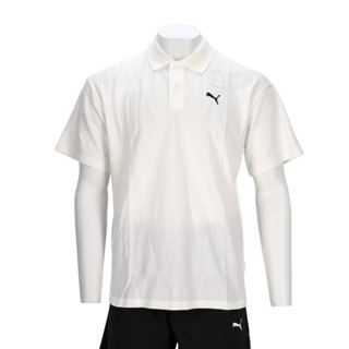 Puma 流行系列 ESS 男款 白色 Polo衫 歐規 上衣 運動 休閒 上衣 短袖 62965702