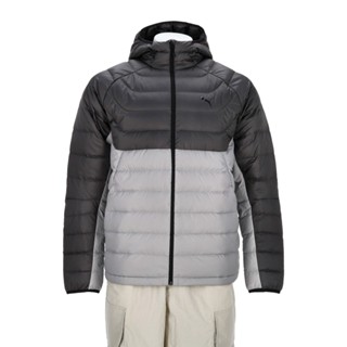 Puma 基本系列PackLITE 男款 灰色 歐規 可摺收 羽絨 連帽 外套 68522163