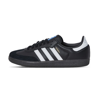 Adidas Samba OG 男鞋 黑色 焦糖黑底 經典 麂皮 復古 經典 休閒鞋 B75807