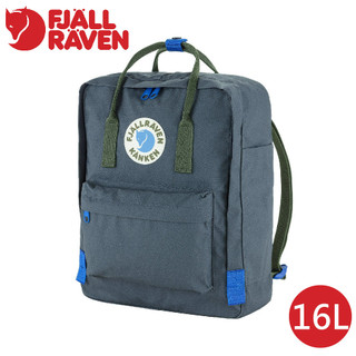 【Fjallraven 小狐狸 Kanken Concept 背包 16L《超級灰/綠》】F23200334/登山/健行